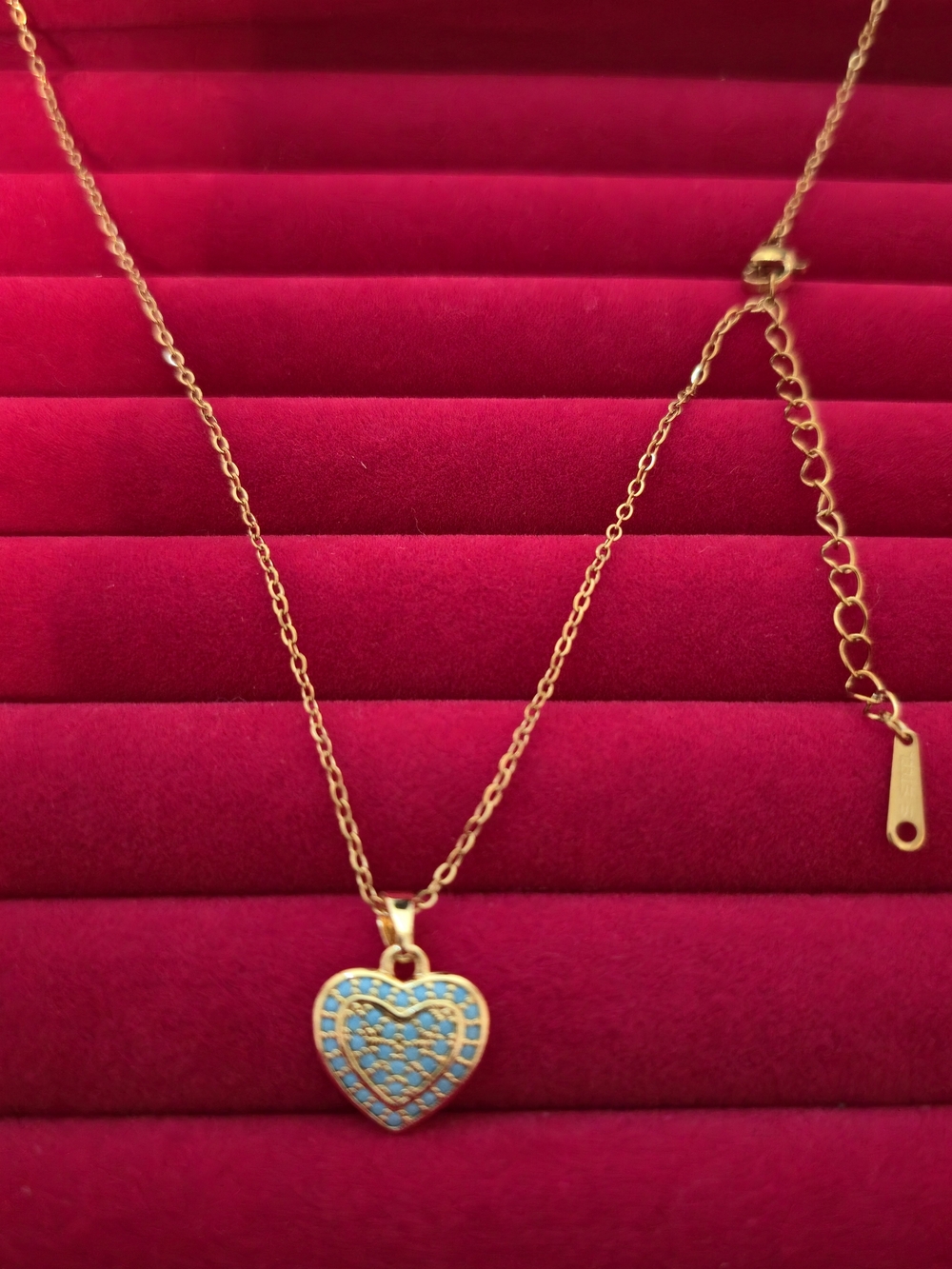 18K Gold Plated Heart Pendant‎ Necklace